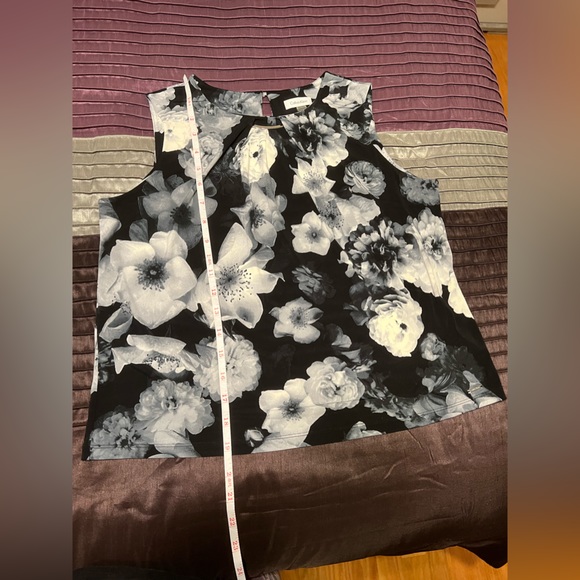 Calvin Klein sleeveless top with silver accents NWT Women’s size 1X - Picture 5 of 8